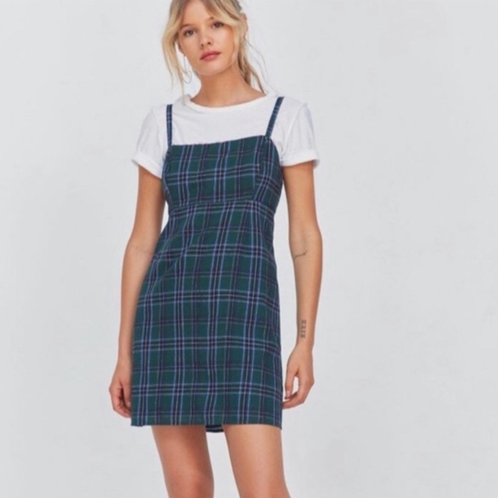 UO Plaid Mini Dress
